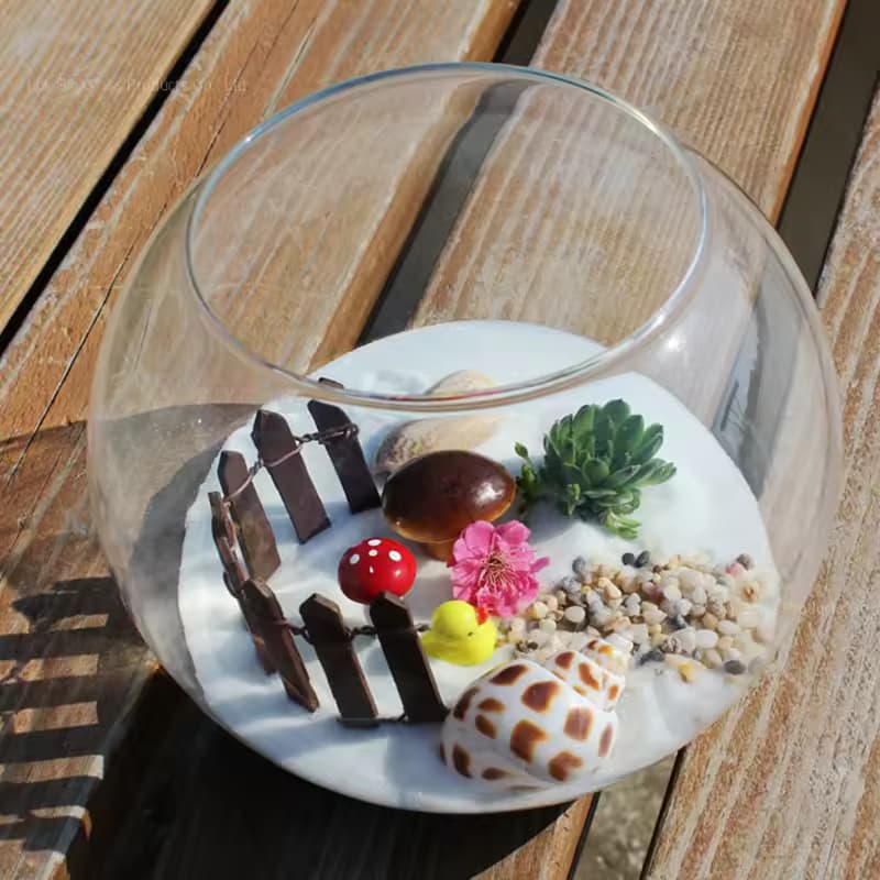 Round Glass Vase