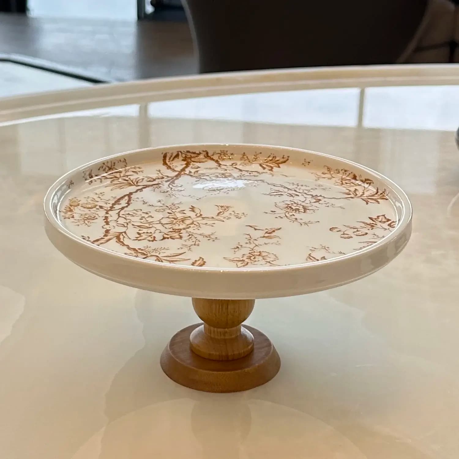 Vintage Floral Ceramic Tray